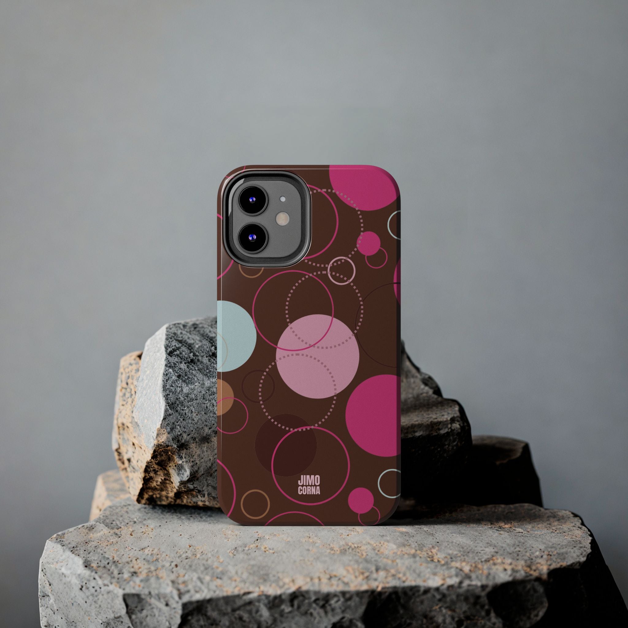 Spiral Pop iPhone Case | Brown