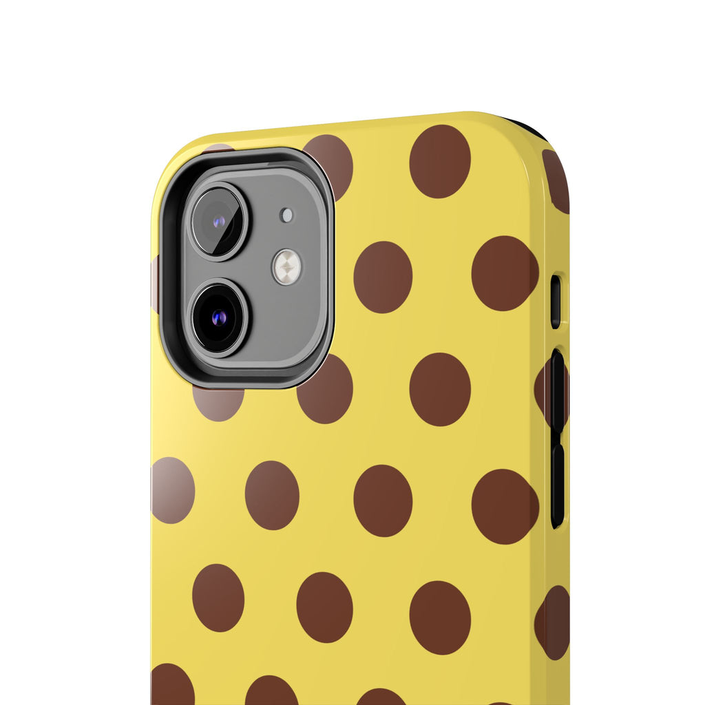 Big Polka Dot | Yellow and Brown