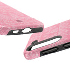 Holiday Knit | Pink Samsung Galaxy Case
