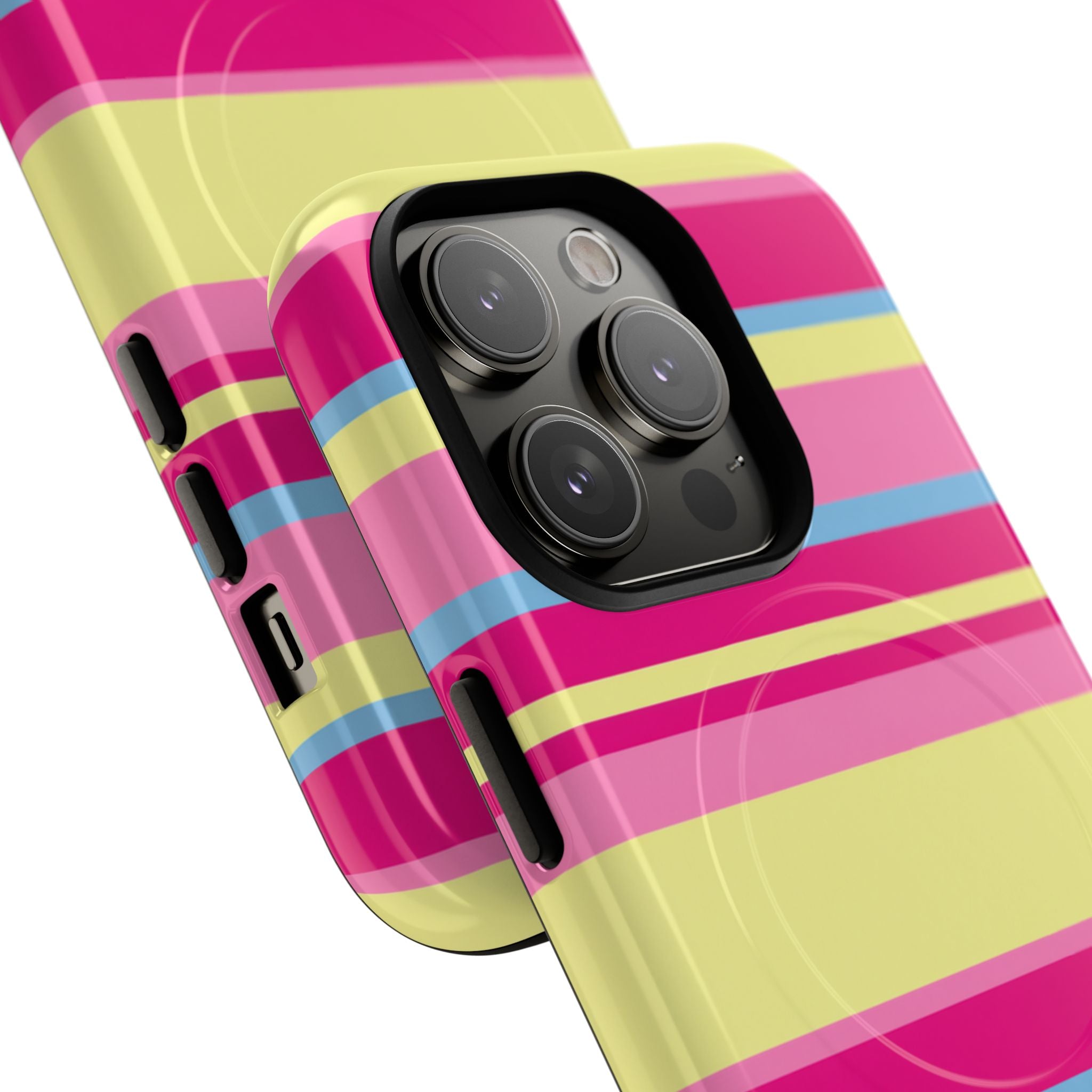 Lemonberry Stripe MagSafe iPhone Case