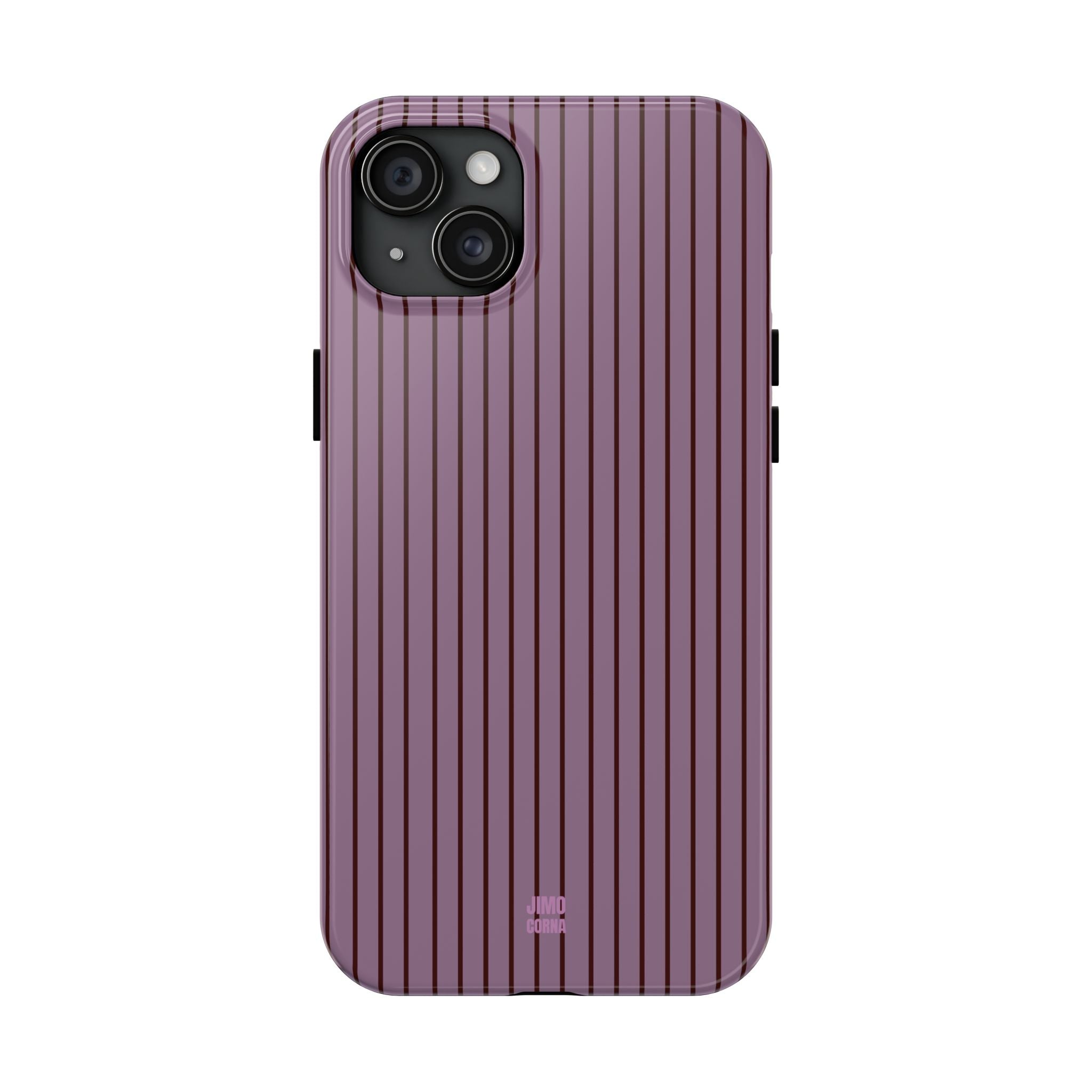 Plum Berry Soft Stripes