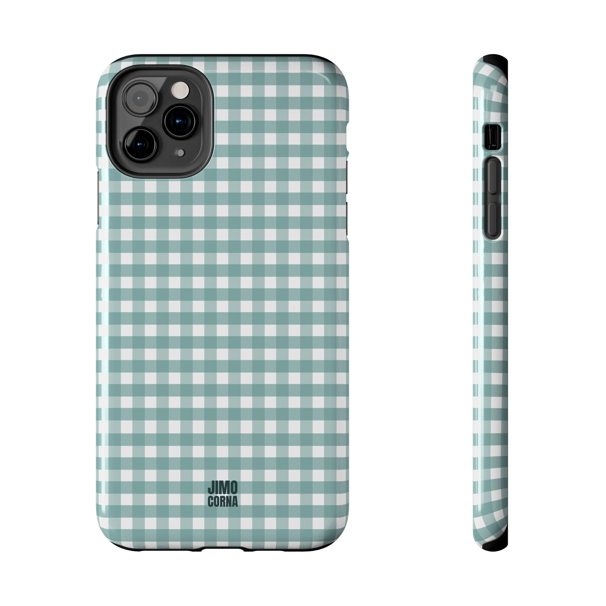 Farm Gingham iPhone Case | Blue