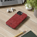 Holiday Knit | Red iPhone Case