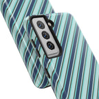 Angelina Stripes | Blue - iPhone Case