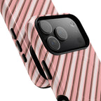 Angelina Stripes | Pink - MagSafe iPhone Case