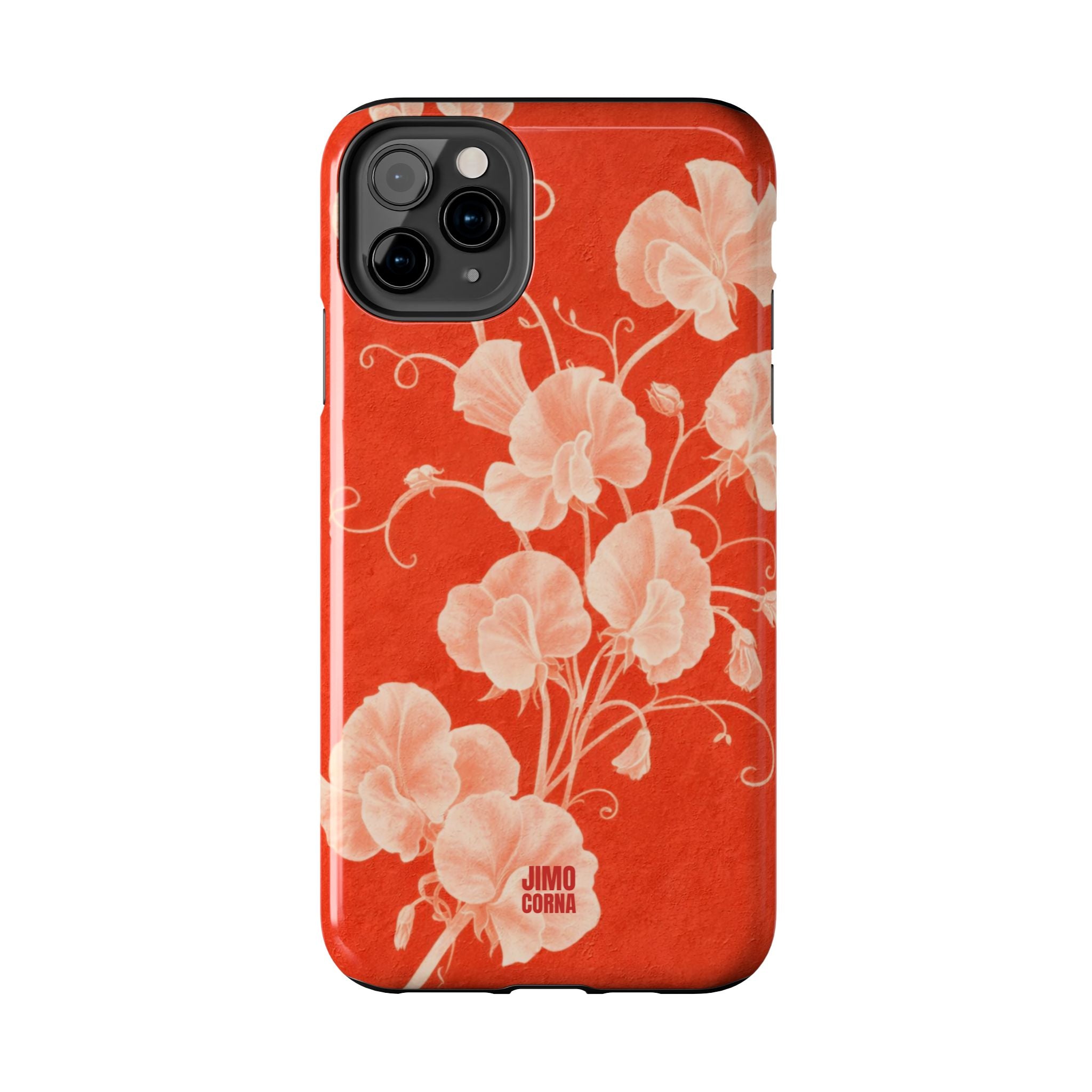 Red Flora iPhone Case