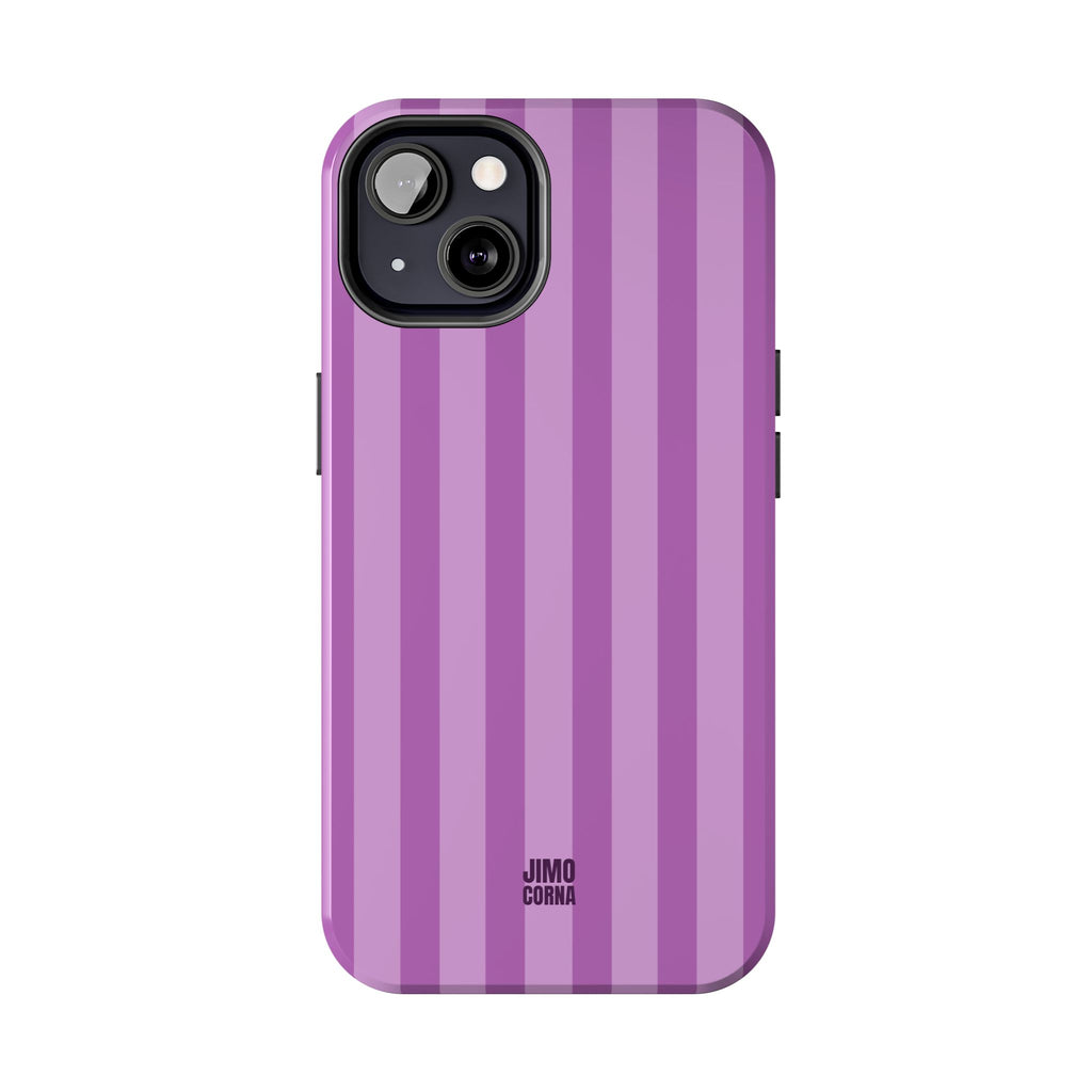 Bold Stripes iPhone Case | Plum
