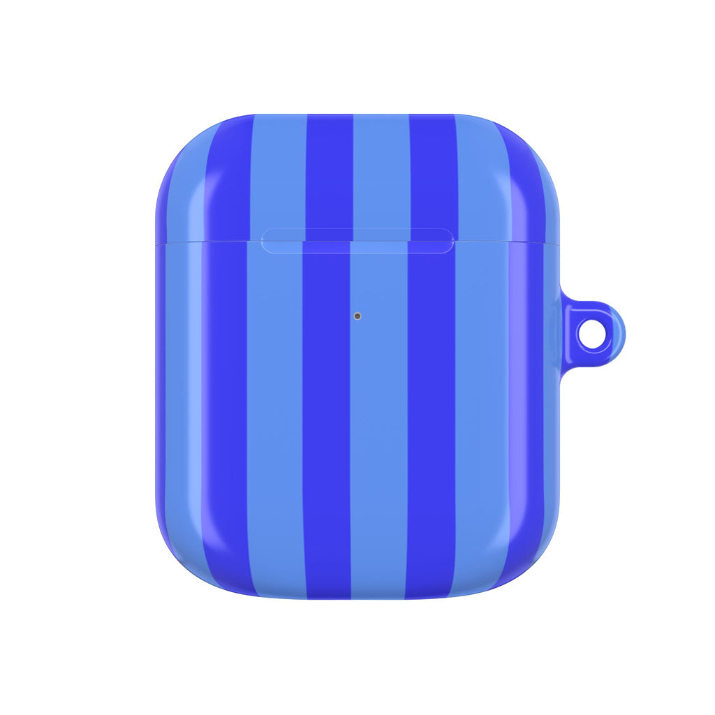 Blueberry Bold Stripes AirPods Case