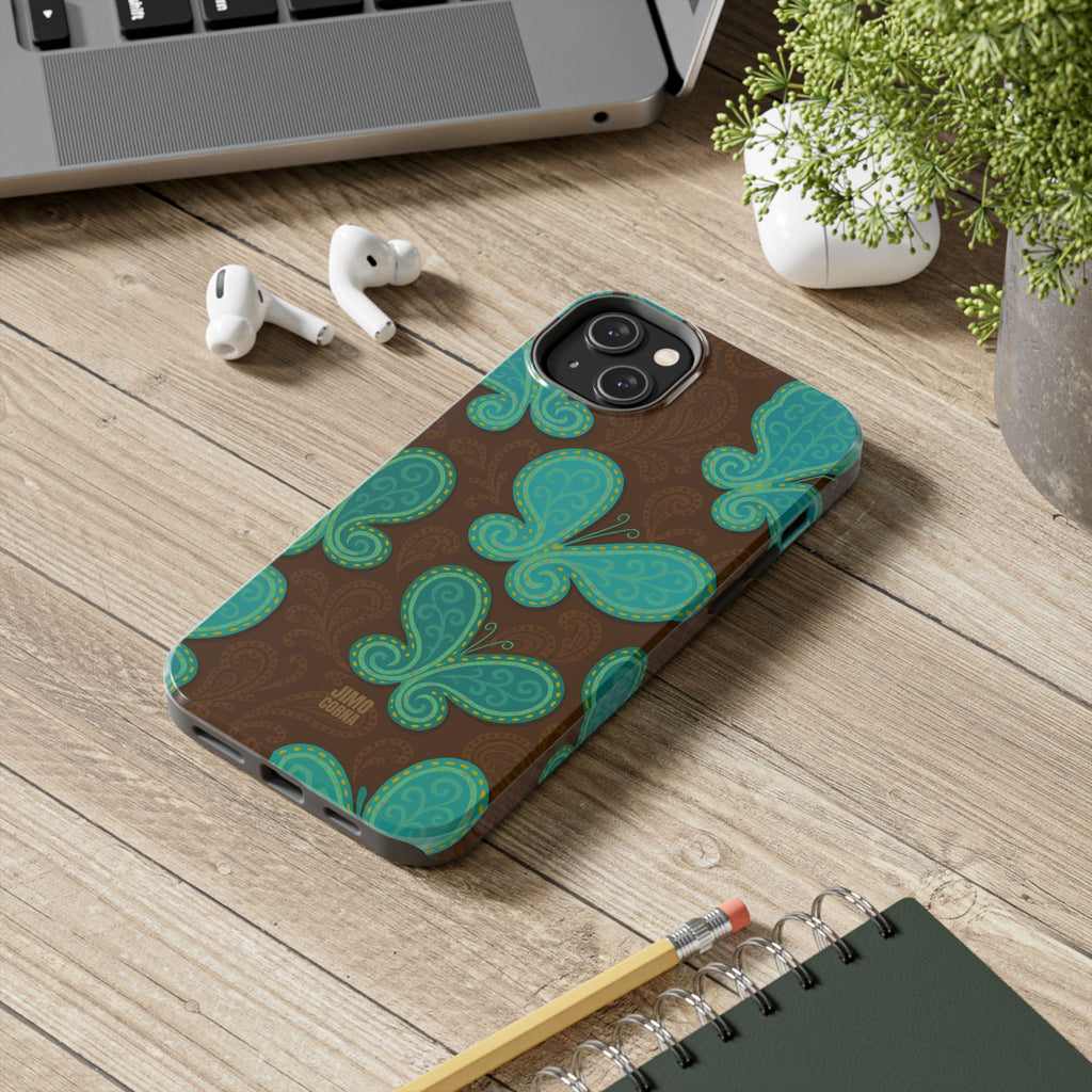 Cocoa Breeze Butterflies iPhone Case