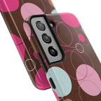Spiral Pop Samsung Galaxy Case | Brown