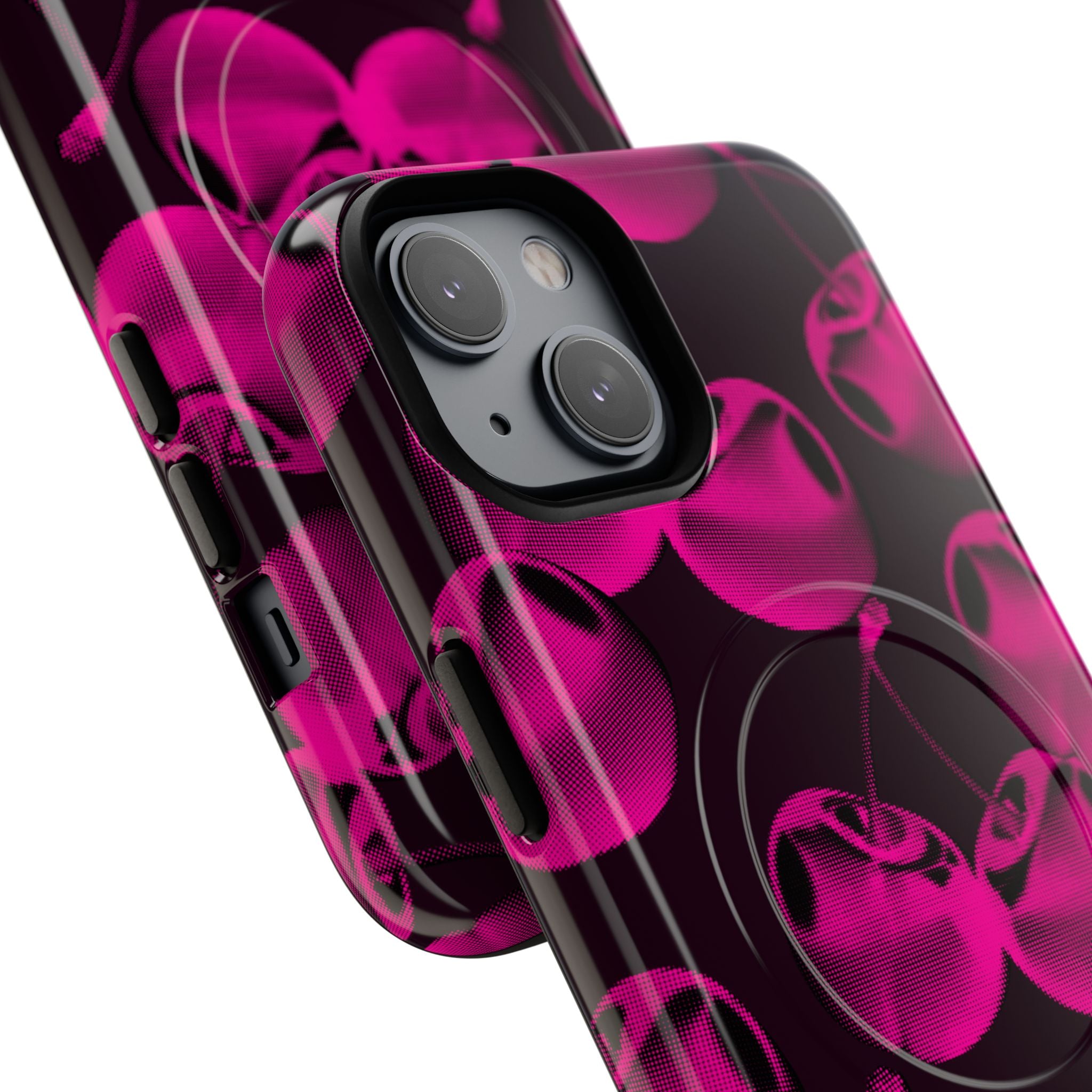 Pink Retro Cherries