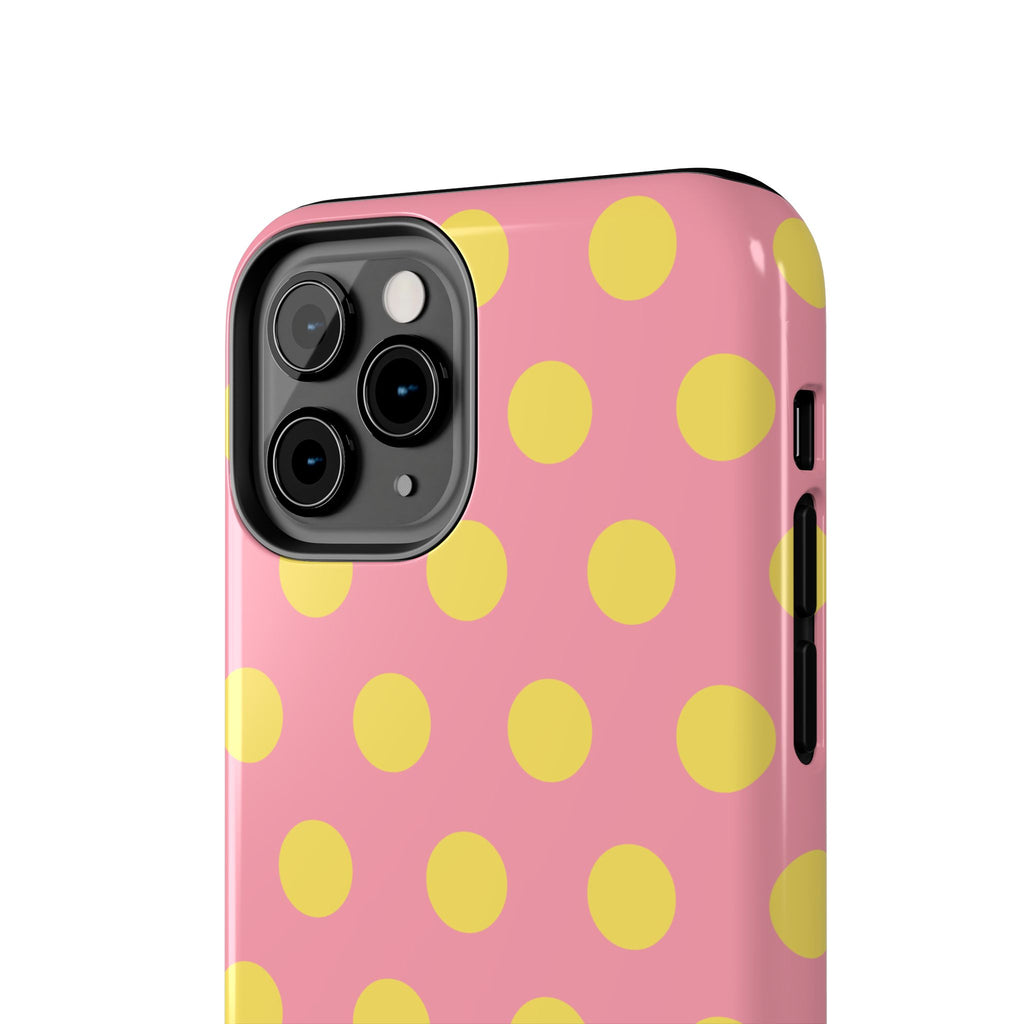Big Polka Dot | Pink and Yellow