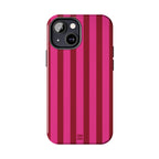 Strawberry Burst Bold Stripes