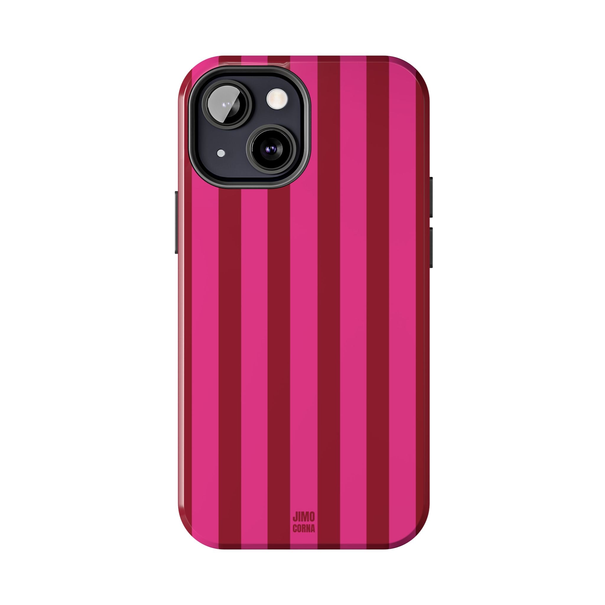 Strawberry Burst Bold Stripes