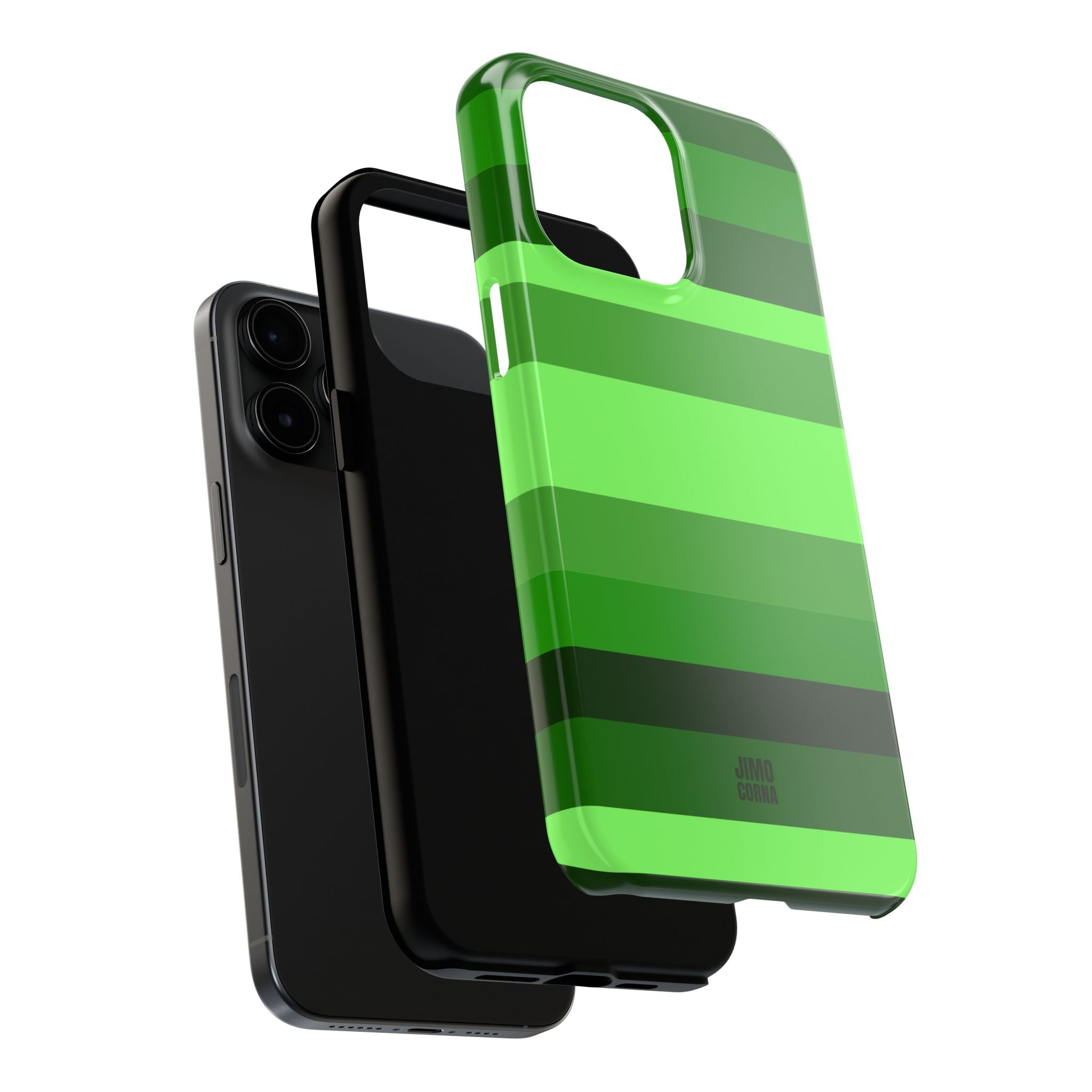 Matcha Stripe iPhone Case