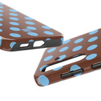 Big Polka Dot | Brown and Blue