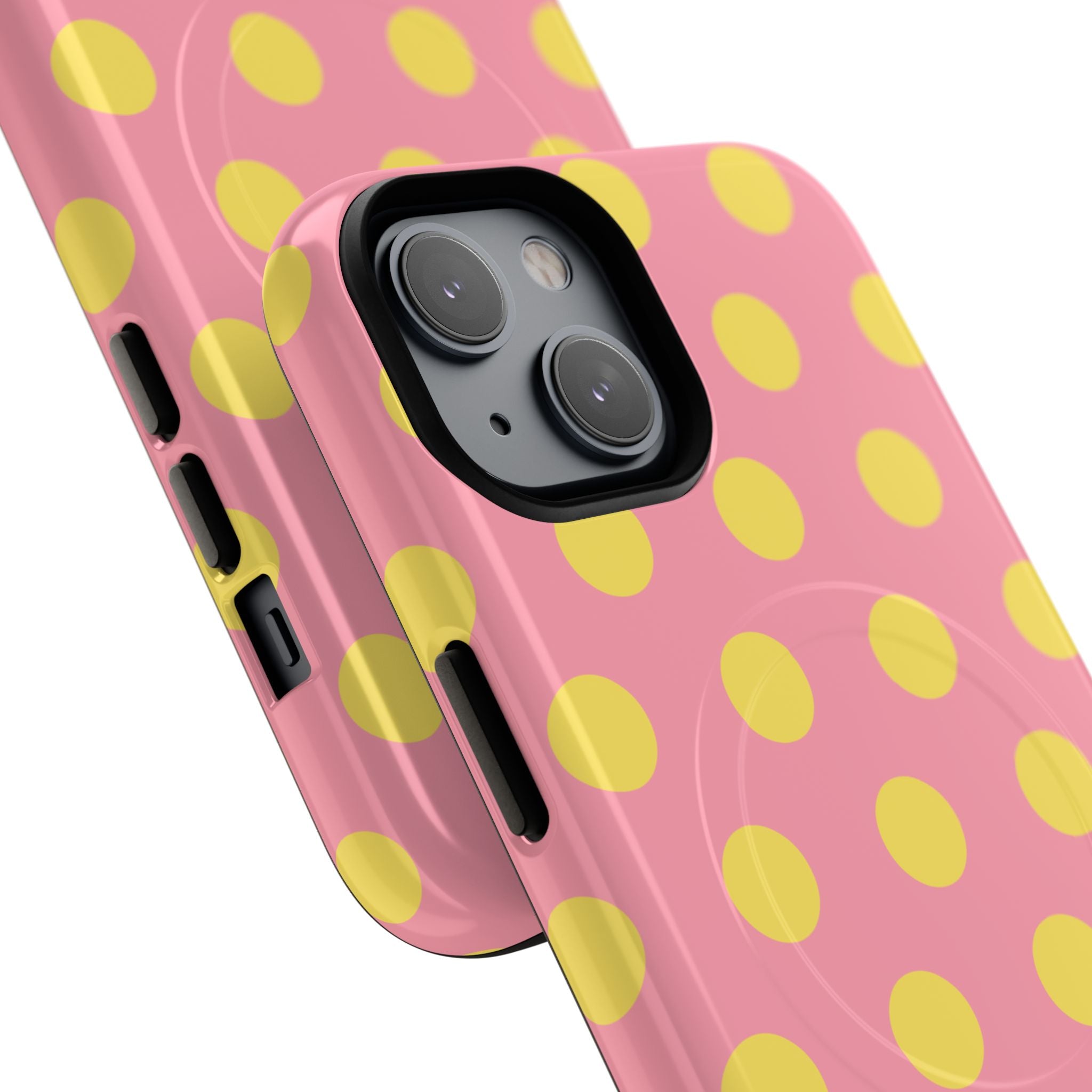 Big Polka Dot | Pink and Yellow