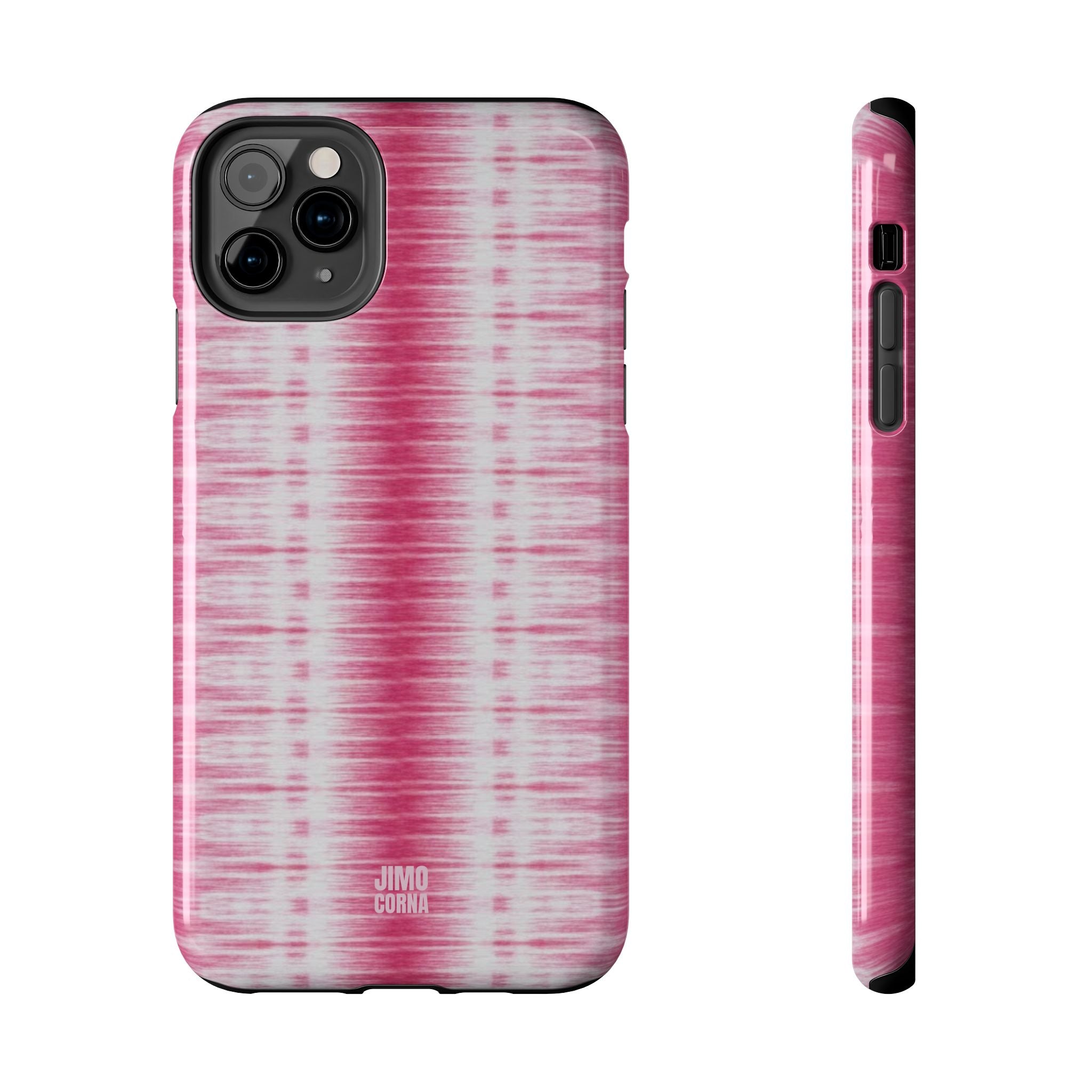 Pink Woven Texture iPhone Case
