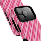 Angelina Stripes | Hot Pink - MagSafe iPhone Case