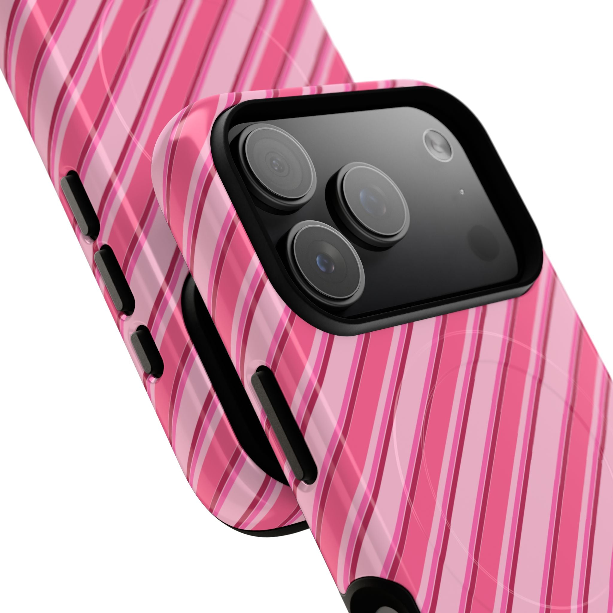 Angelina Stripes | Hot Pink - MagSafe iPhone Case