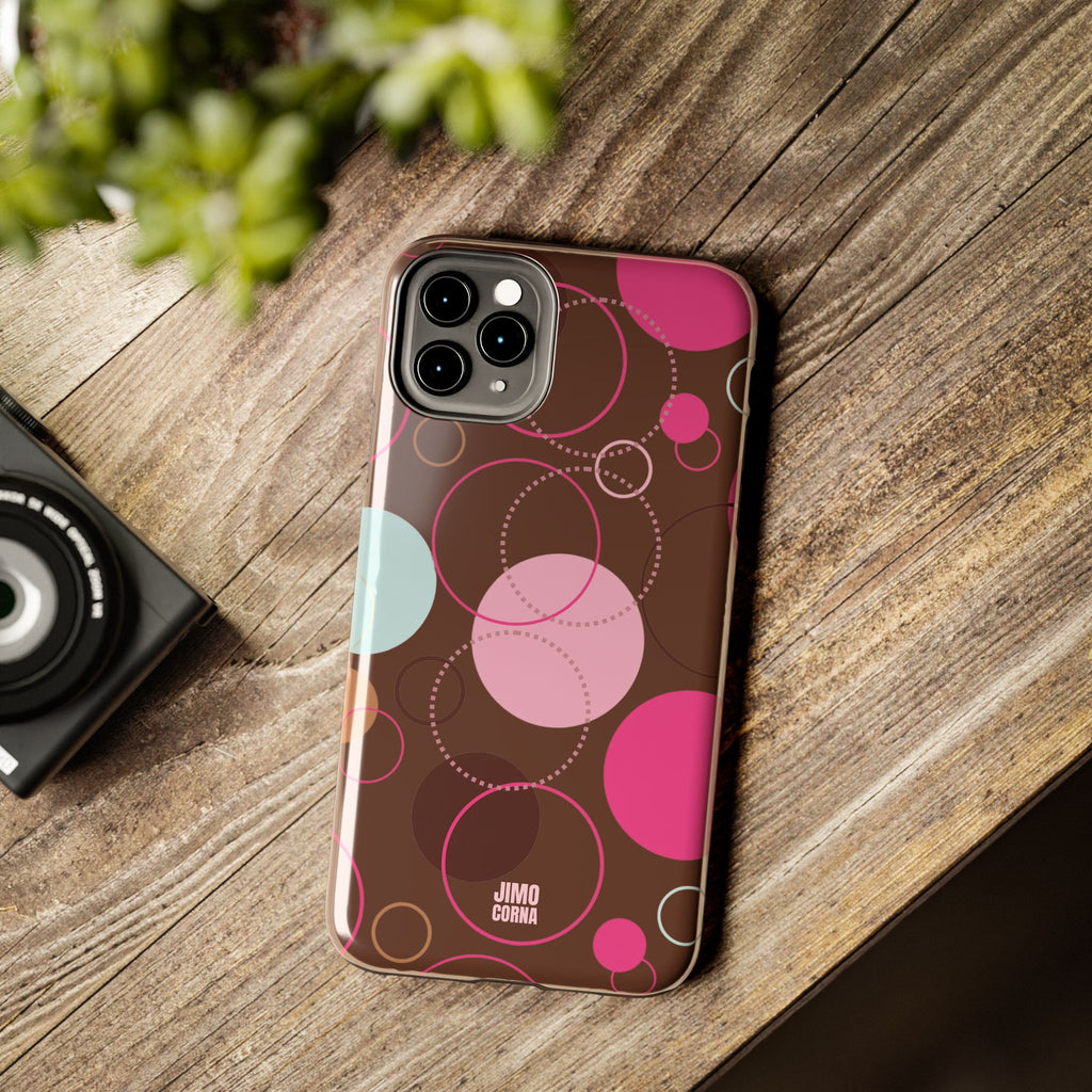 Spiral Pop iPhone Case | Brown