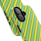 Angelina Stripes | Green - iPhone Case