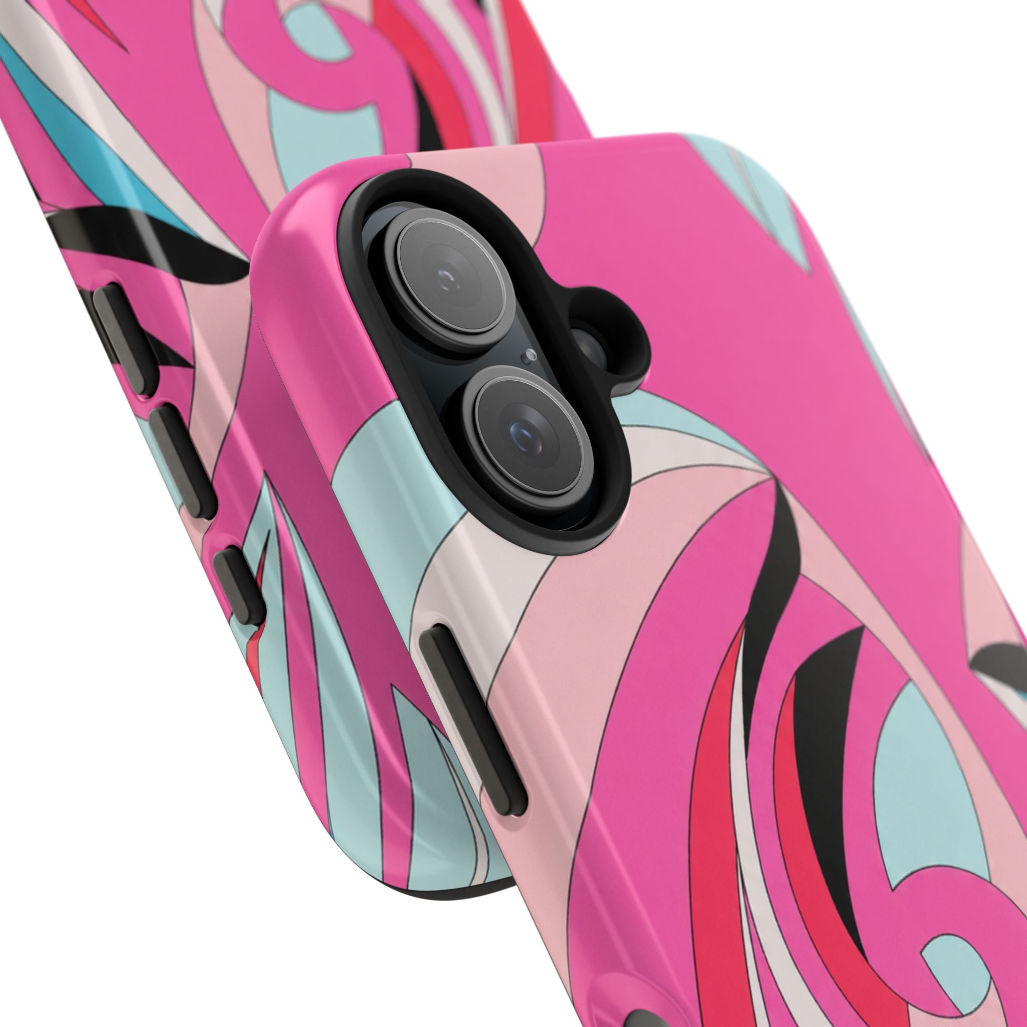 Pink Tropic Swirl iPhone Case
