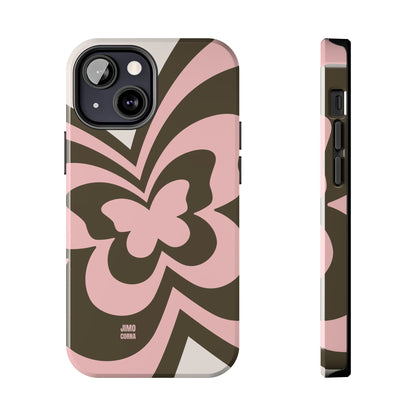 Pink Retro Butterfly