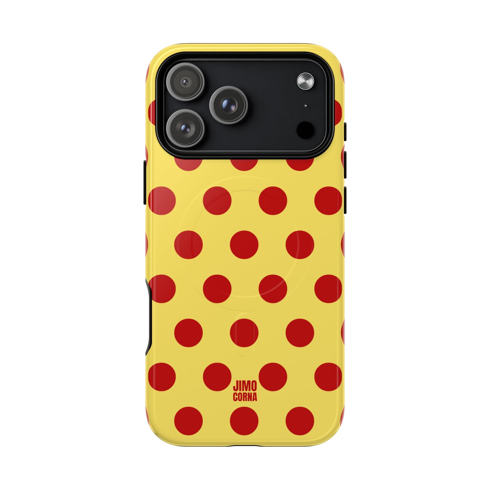 Big Polka Dot | Yellow and Red