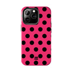 Big Polka Dot | Hot Pink and Black