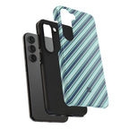 Angelina Stripes | Blue - Samsung Galaxy Case