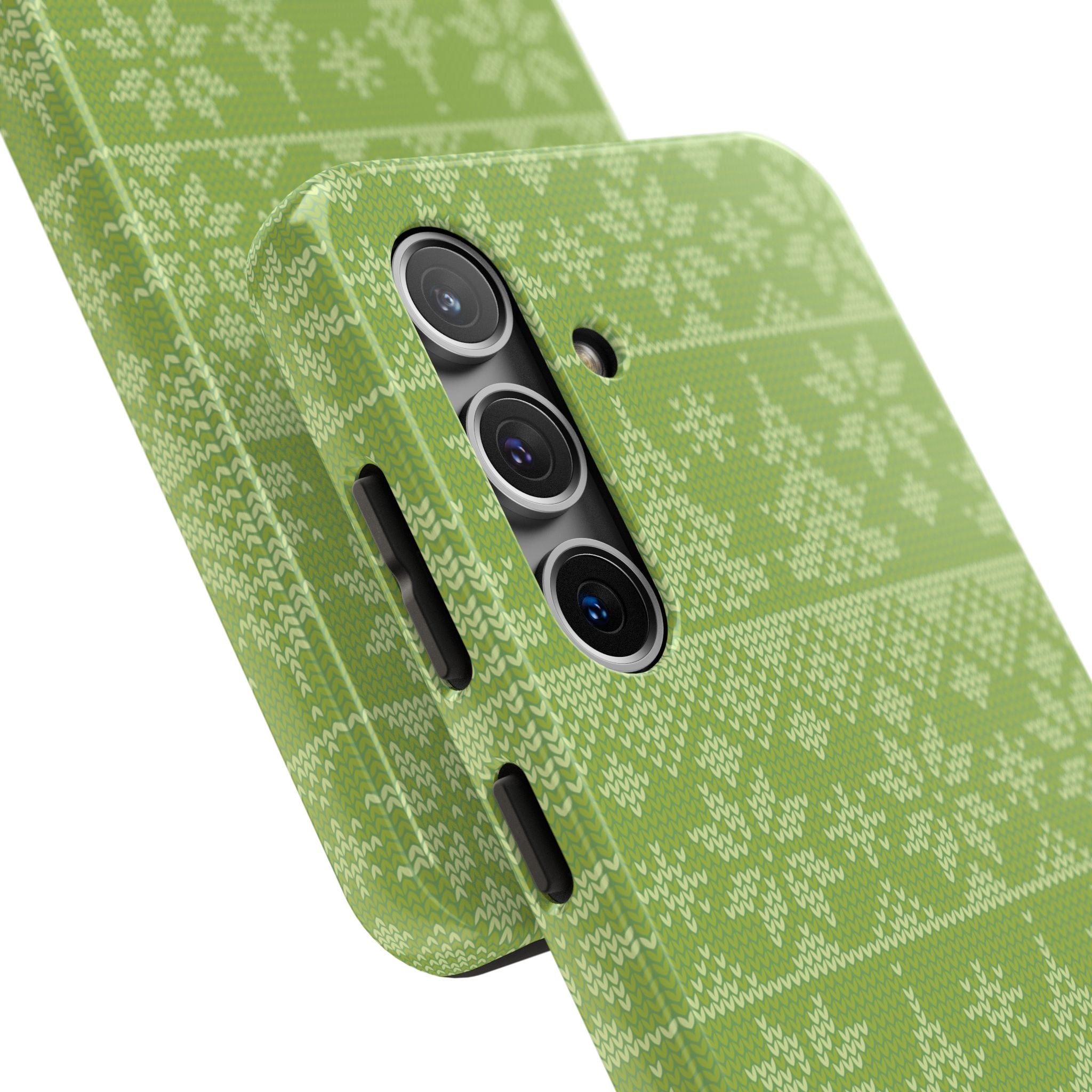 Holiday Knit | Green iPhone Case