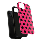 Big Polka Dot | Hot Pink and Black