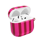 Bold Stripes AirPods Case | Strawberry Burst