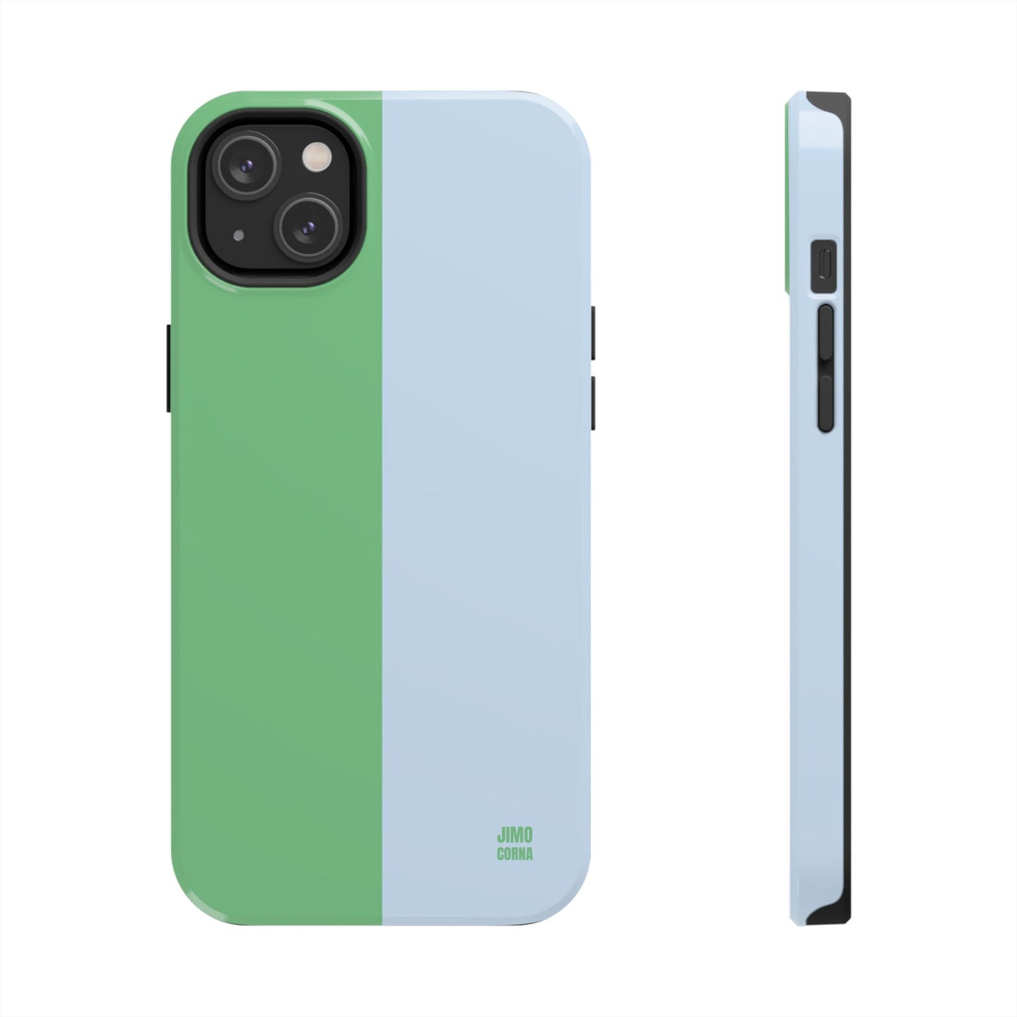 Blue and Green Color Block