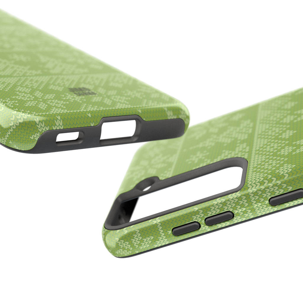 Holiday Knit | Green Samsung Galaxy Case
