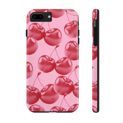 Pink Retro Cherries