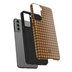 Farm Gingham Samsung Galaxy Case | Brown