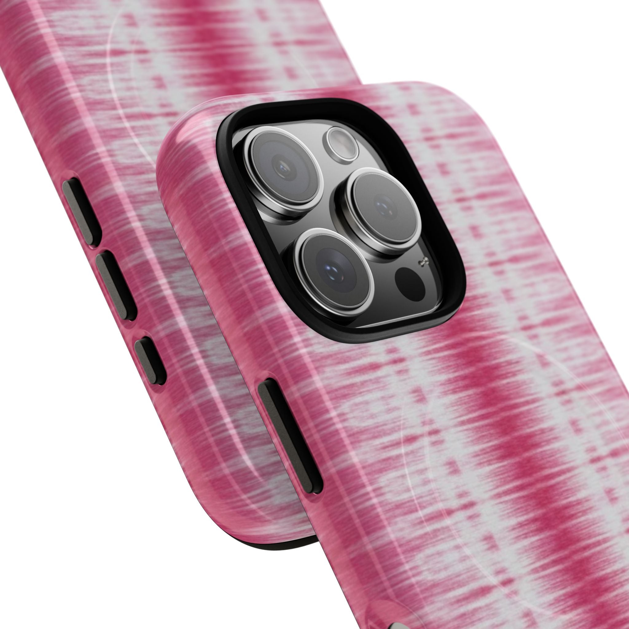Pink Woven Texture MagSafe iPhone Case