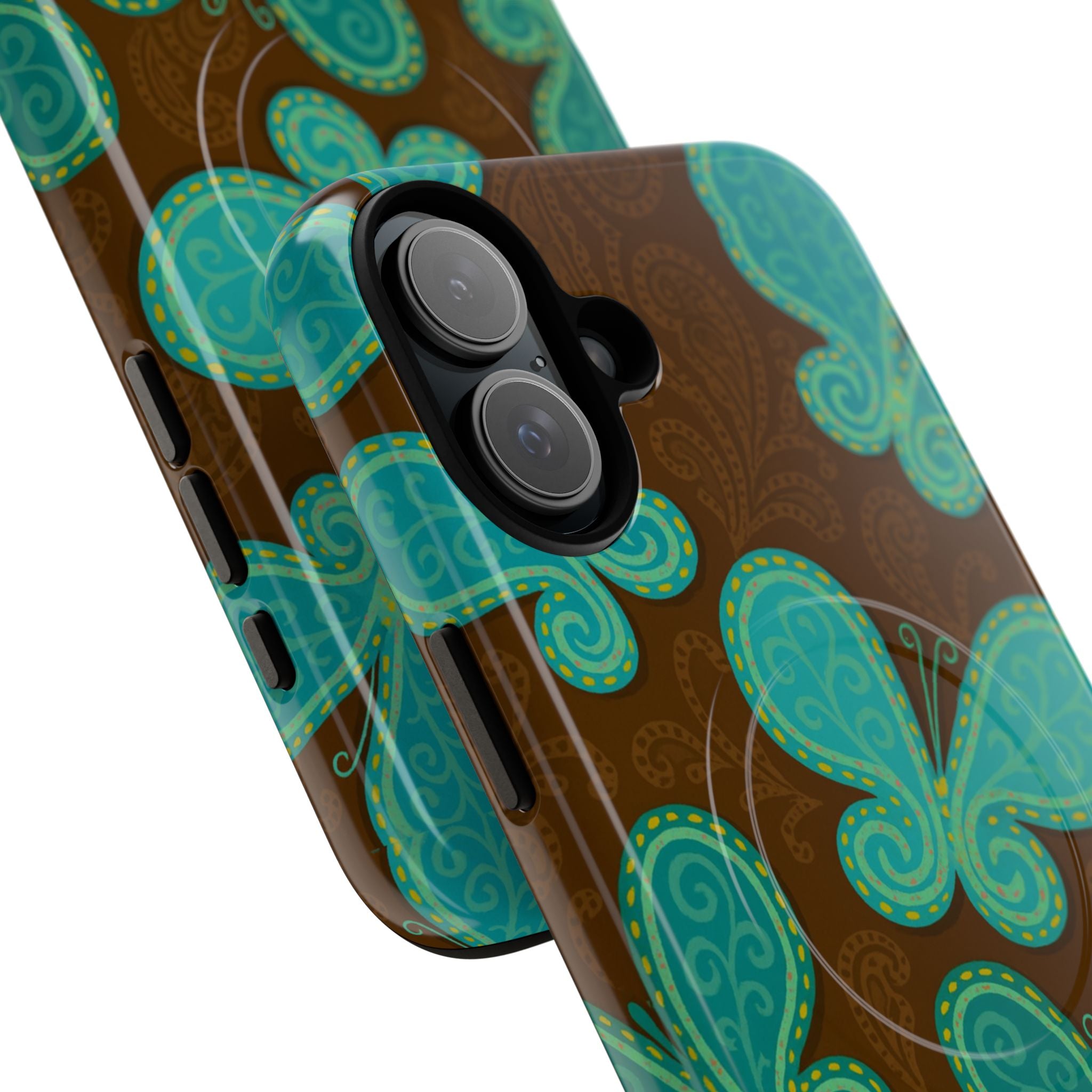 Cocoa Breeze Butterflies MagSafe iPhone Case