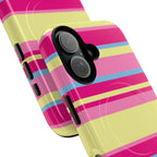 Lemonberry Stripe MagSafe iPhone Case