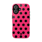 Big Polka Dot | Hot Pink and Black