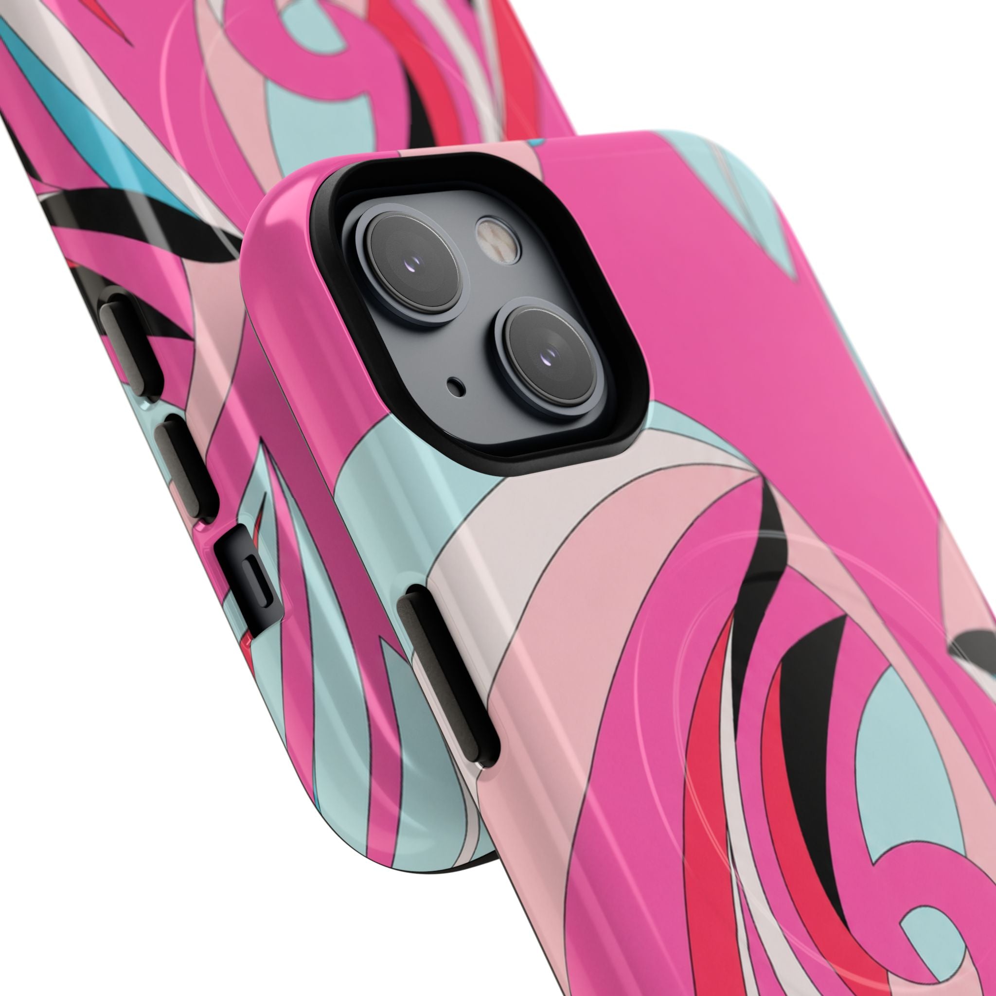 Pink Tropic Swirl MagSafe iPhone Case