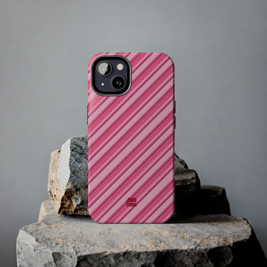 Angelina Stripes | Hot Pink - iPhone Case