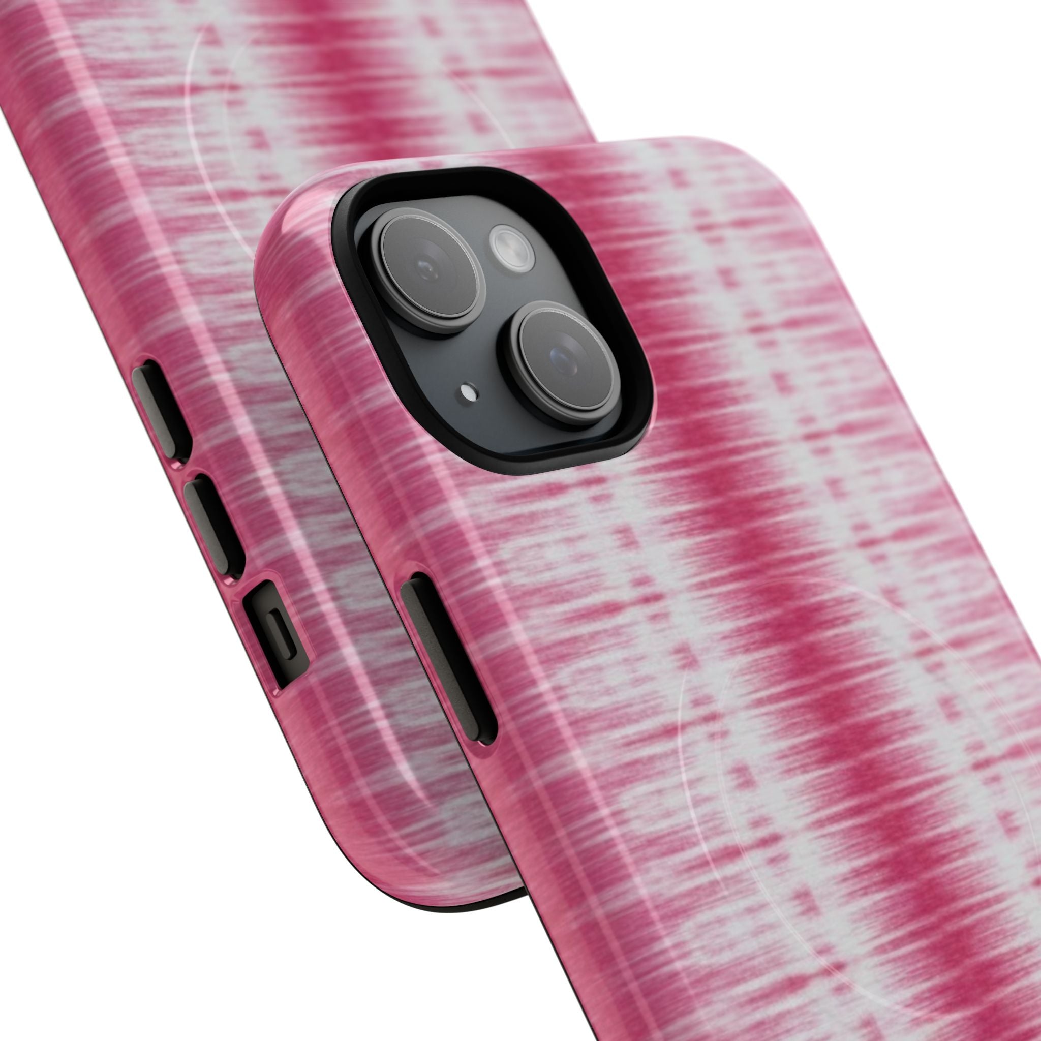 Pink Woven Texture MagSafe iPhone Case