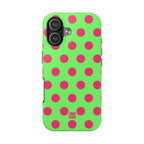 Big Polka Dot | Green and Pink
