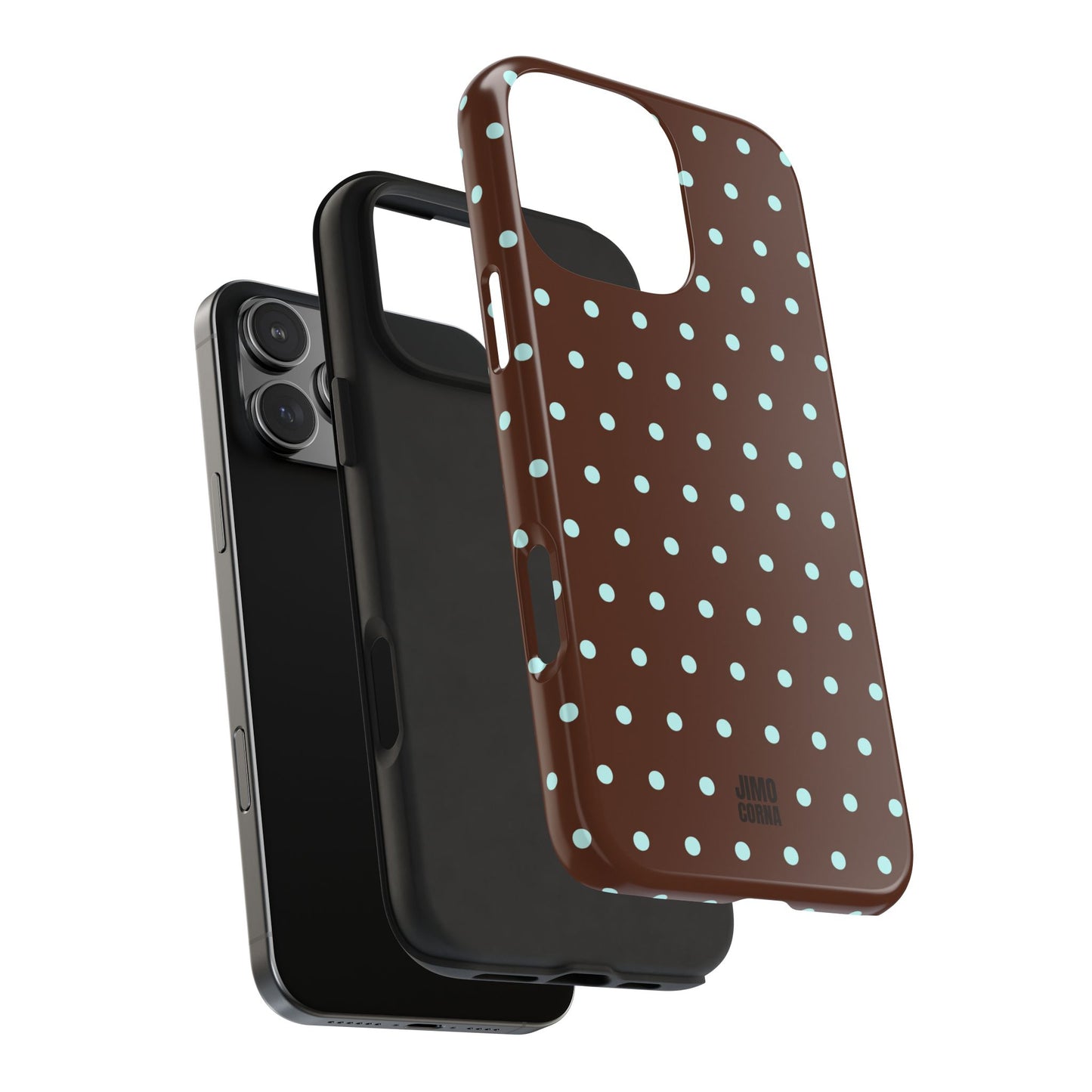 Polka Dot | Brown and Blue