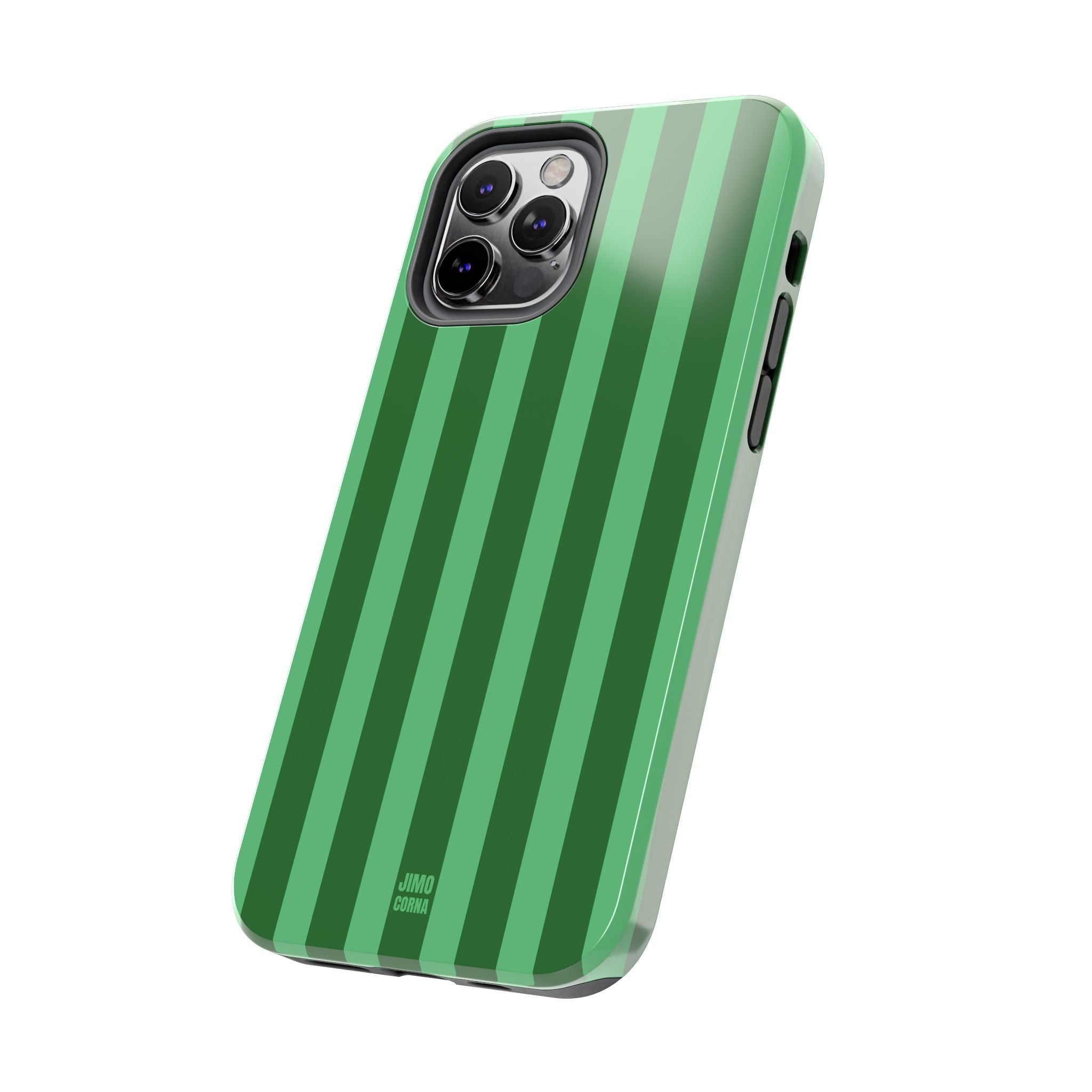 Olive Green Bold Stripes