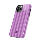 Bold Stripes iPhone Case | Plum