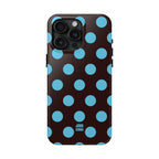 Big Polka Dot | Brown and Blue